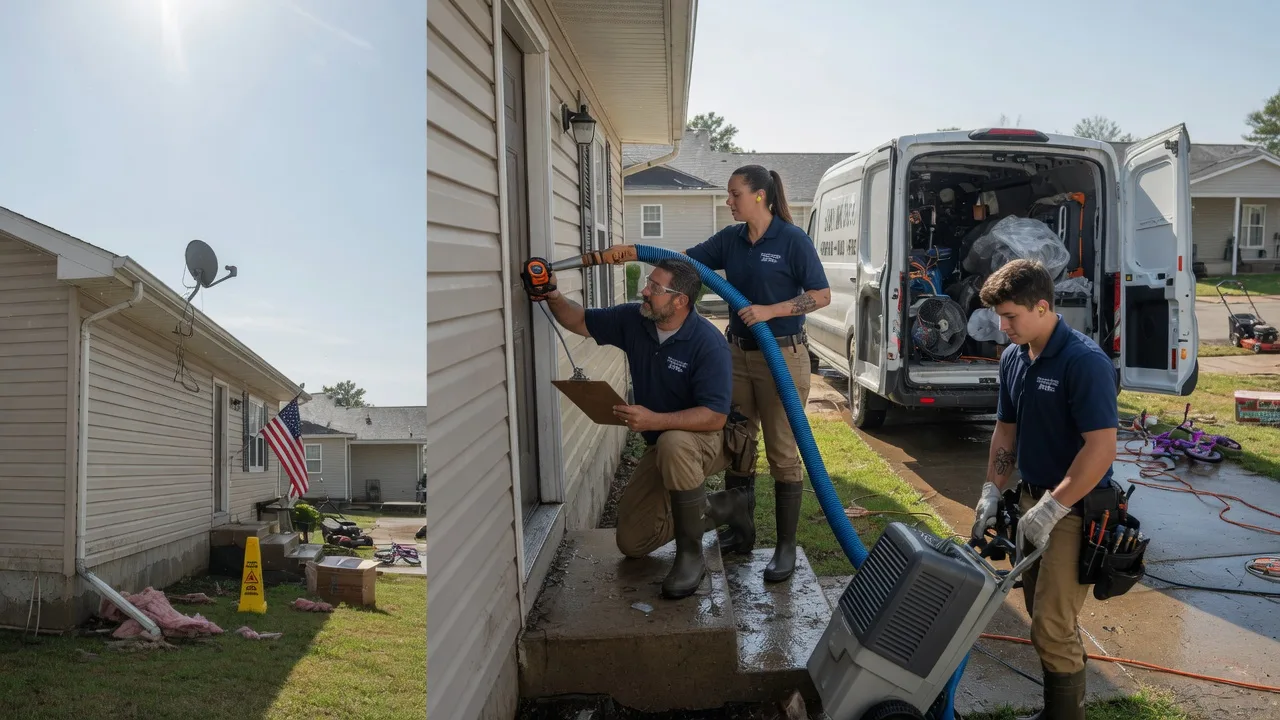 Ceiling Water Damage Restoration in Granville, IL near me